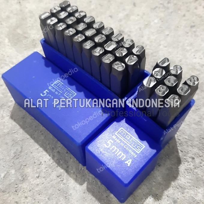 Berkualitas MASUS Alat Ketok Huruf Angka Ketokan Nomor Rangka Mesin Motor GERMANY