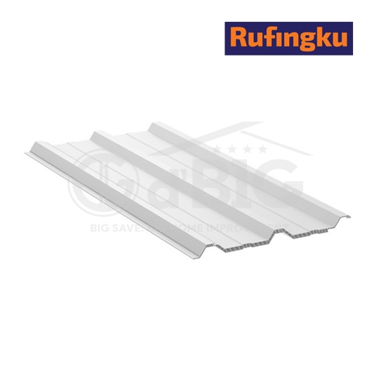 RUFINGKU ATAP UPVC RF - 430 TEBAL 12MM PUTIH @METER