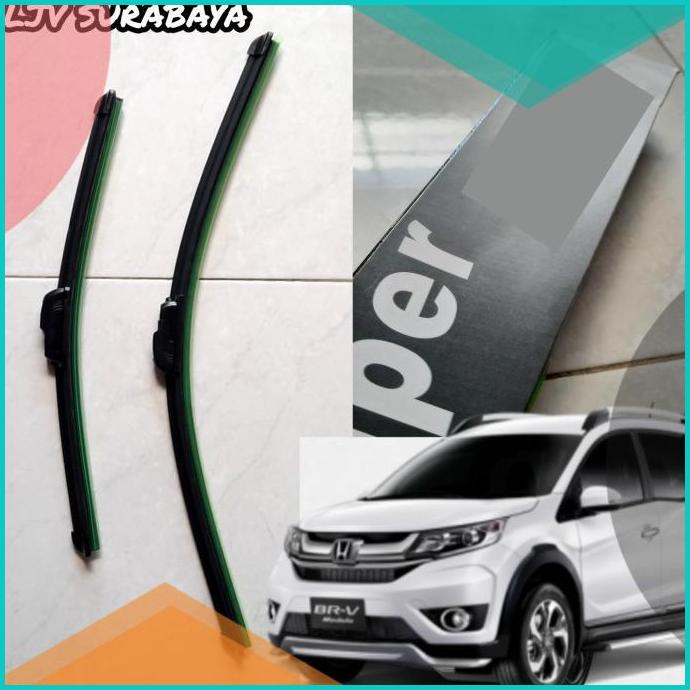 WIPER DEPAN FRAMELESS HONDA BRV UK 22" - 16" 16novz3 accessories