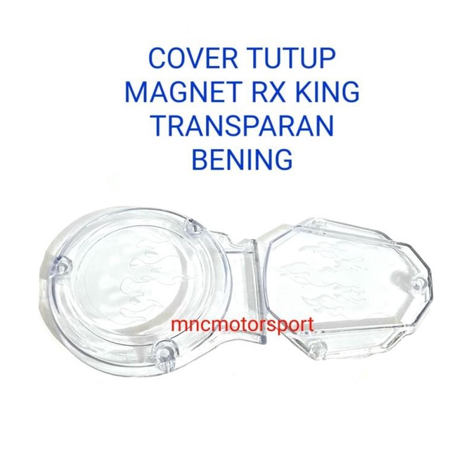 COVER TUTUP BLOK BAK MAGNET KOPLING RX KING TRANSPARAN 16novz3 perkaka