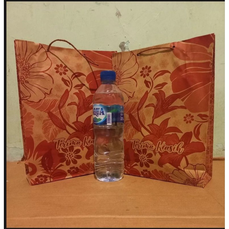 

100 PCS TAS PAPERBAG BATIK BESAR UKURAN 27X21X7