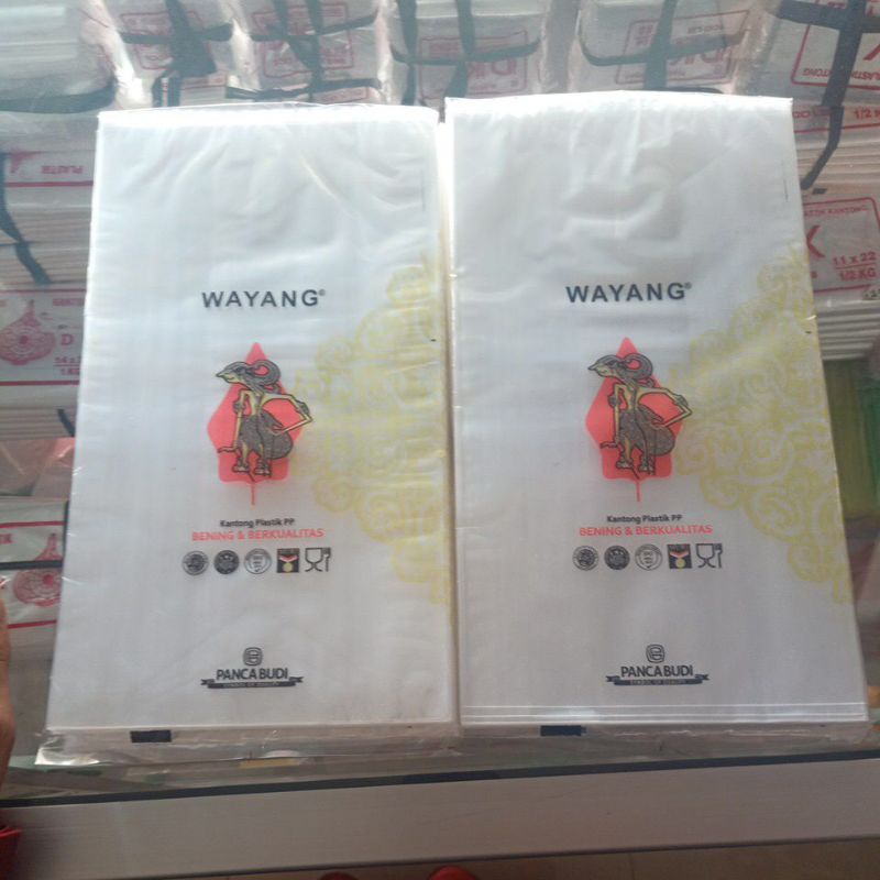 Kantong Plastik PP Bening cap Wayang