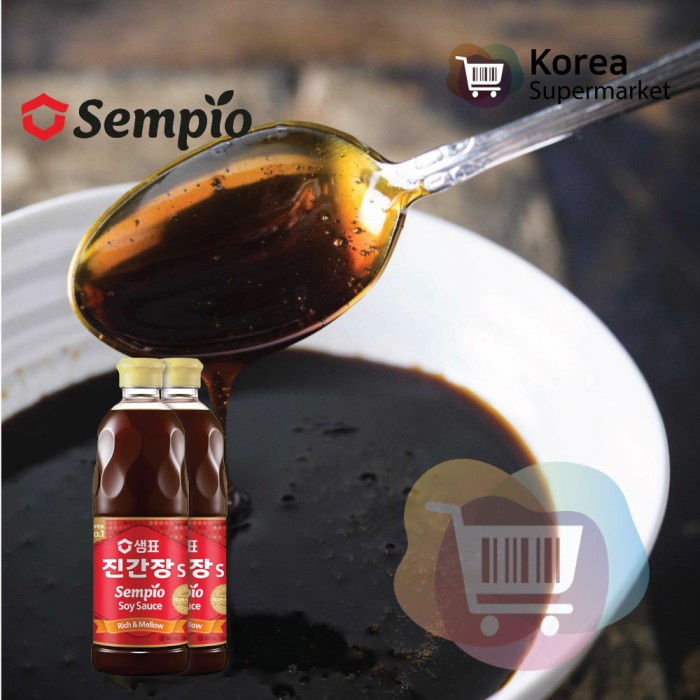 

Sempio Jinganjang Soy Sauce Jin S 860Ml Kecap Asin Kedelai Korea