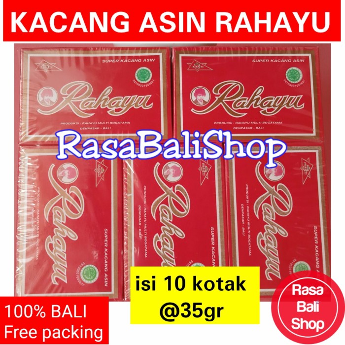 

Kacang Asin Rahayu 35Gr, Kacang Rahayu Bali, Kacang Asin Bali