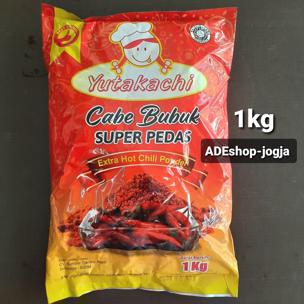 

cabe bubuk super pedas yutakachi 1kg Extra Hot Chili Powder