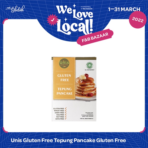 

Unis Gluten Free Tepung Pancake Gluten Free 500Gr