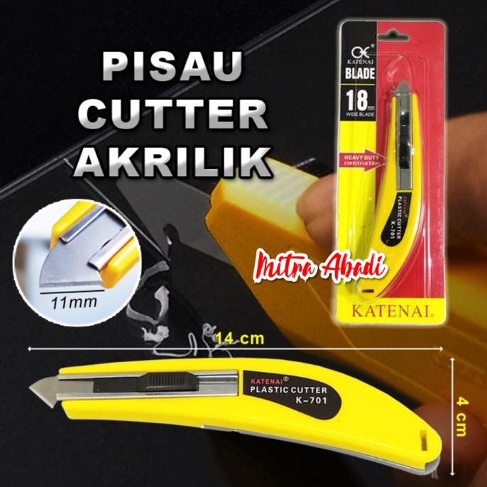 

TERLARIS Pisau Pemotong CUTTER AKRILIK / Knife Cutter Acrylic / Plastic Scriber