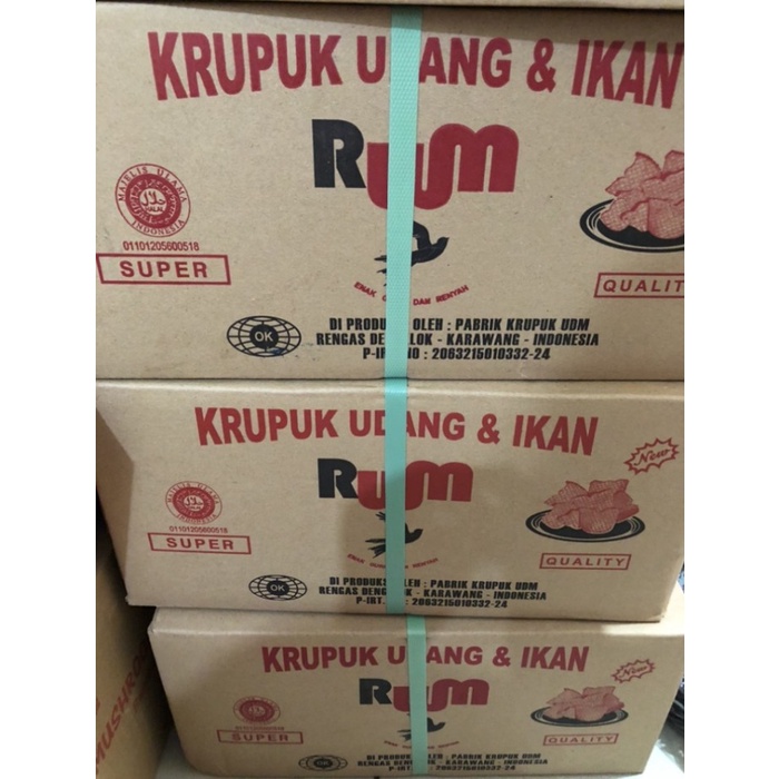 

Kerupuk - Kerupuk / Krupuk Udang Ikan Rwm Mede / K 1 Dus 5 Kg