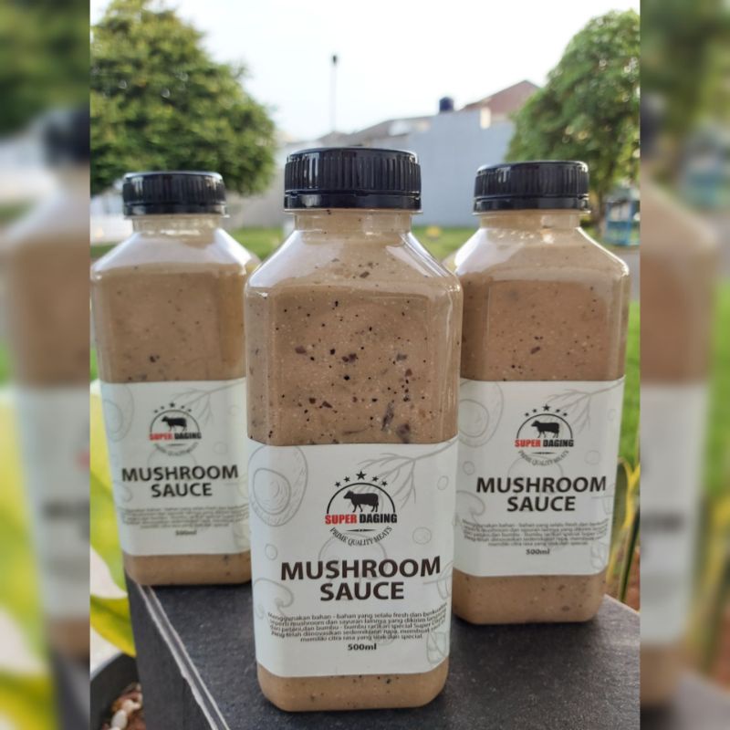 

Special Mushroom Sauce By Daging - 500 Ml For Steak, Grill And Pasta !