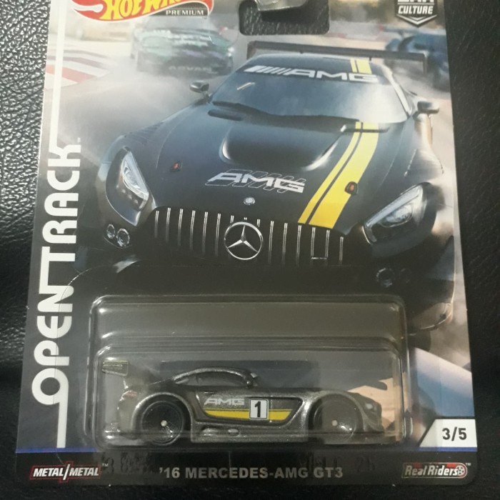 ✅COD Hot Wheels Hotwheels Open Track Mercedes Amg Gt3 Terbatas