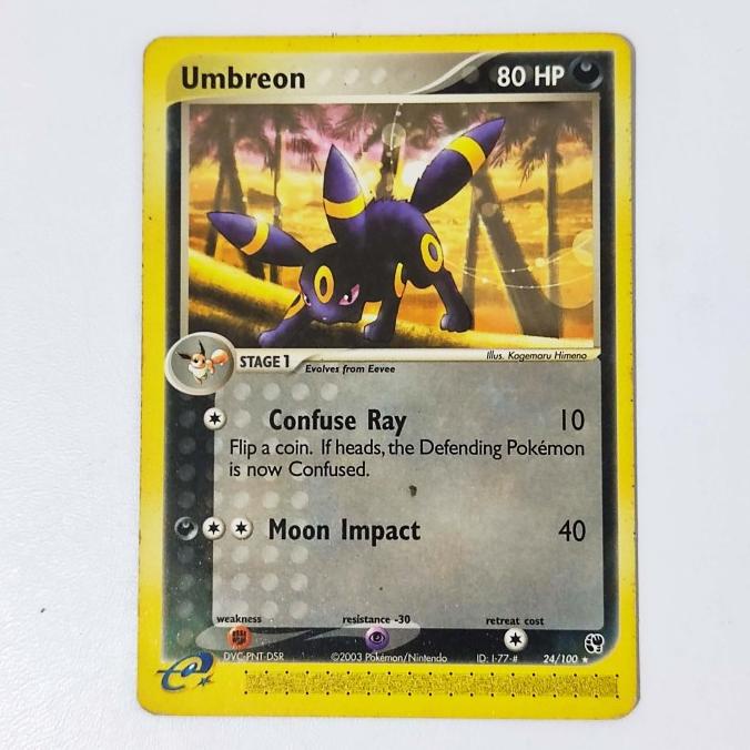 Umbreon 24/100 - Ex Sandstorm Pokemon Card TCG