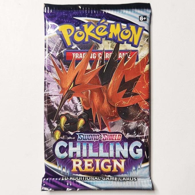 Kartu Pokemon Chilling Reign Zapdos - English Booster Pack TCG