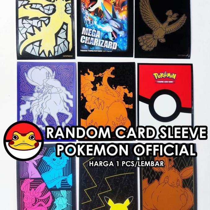Pokemon Card Sleeve Random Plastik Pelindung Kartu TCG (1 PCS)