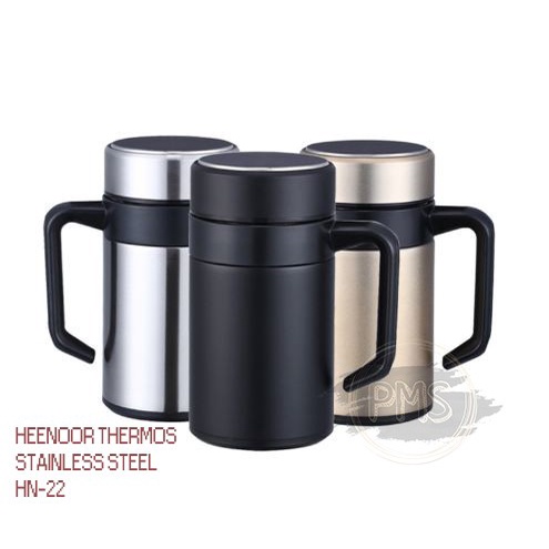 Grosir 1 Dus50Pcs Termos Gelas Gagang Ss Polos Sus 304 400Ml Hn-22