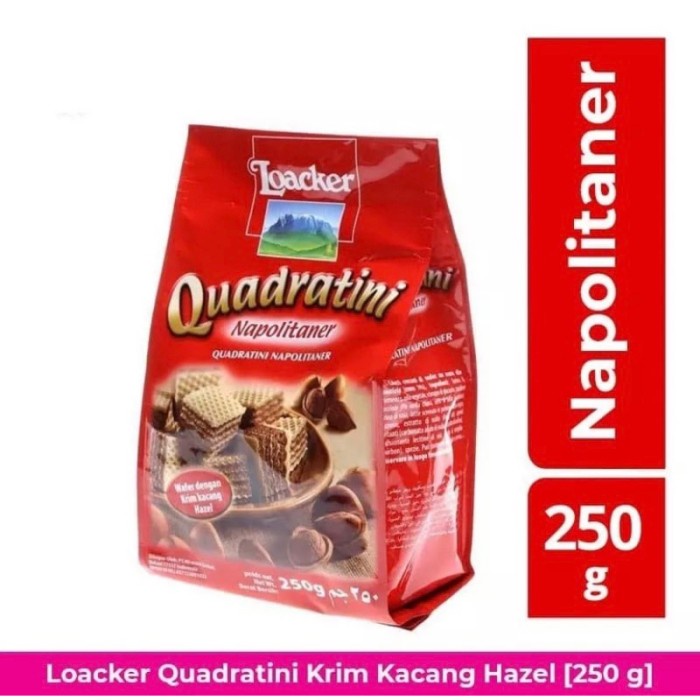 

Biskuit Wafer - Ready Promo Loacker Quadratini Wafer Cookies 250Gr Biskuit Wafer