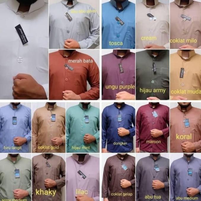 Grosir Baju Koko Ammu, Baju Koko Haibah Ammu Original, Baju Koko Pria