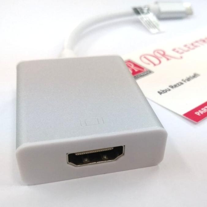 Terbaru Kabel converter sambungan HP tipe type C ke HDMI monitor proyektor dre3 Ayo Order