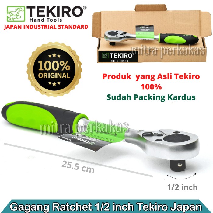 ✅Baru Gagang Ratchet Tekiro /Kunci Rachet Tekiro /Kunci Rachet 1/2 Inch Berkualitas