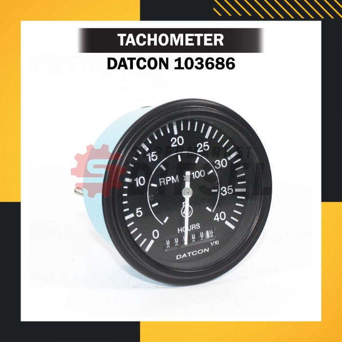 DATCON 103686 TACHOMETER 12V 0-4000 RPM / 100240