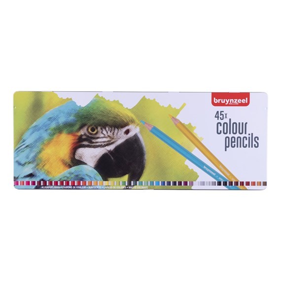 

Terbaru Bruynzeel Colour Pencil Tin Parrot Set 45 Colours Promo Terlaris