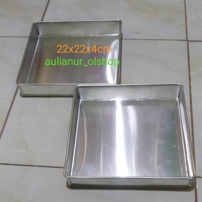 Loyang Kue 22X22 / Loyang Brownies Sekat 22X22 / Loyang 22X22X4 Limited Edition