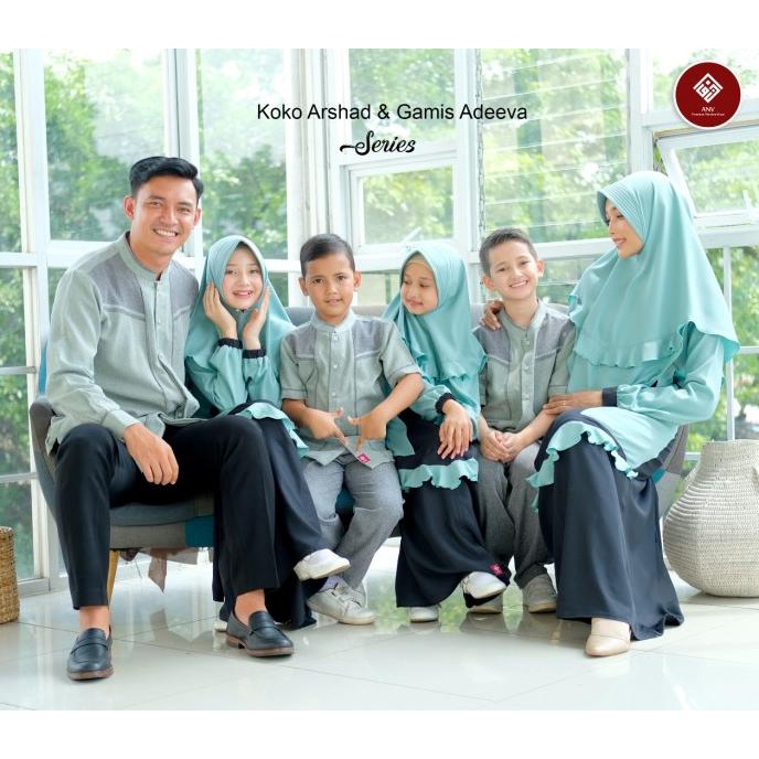 Gamis Serimbit Anak Adeeva Kids Plus Hijab (usia 2-6 thn) ANV Best Seller