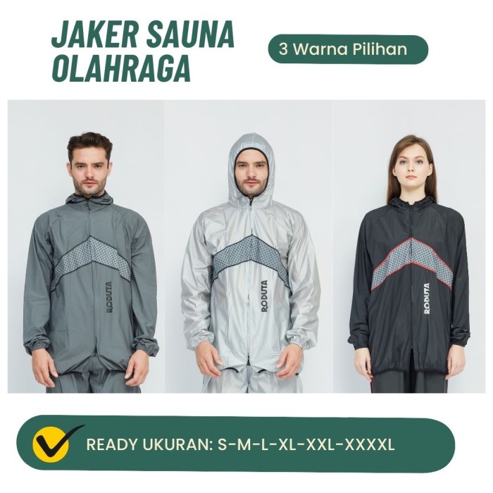 Baju Sauna Jumbo / Sauna Suit / Roduta Jogging Jaket Saja