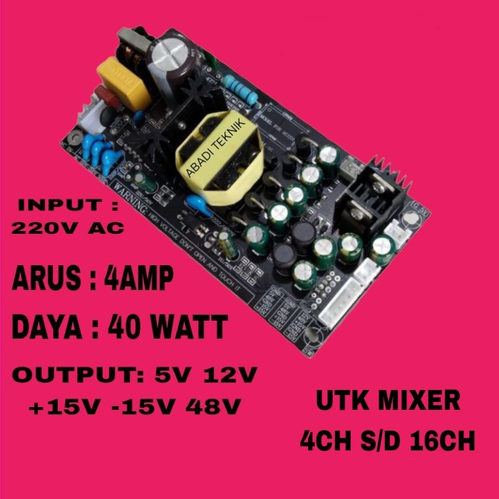 Psu Mixer Audio Universal Kit Power Supply Mixer
