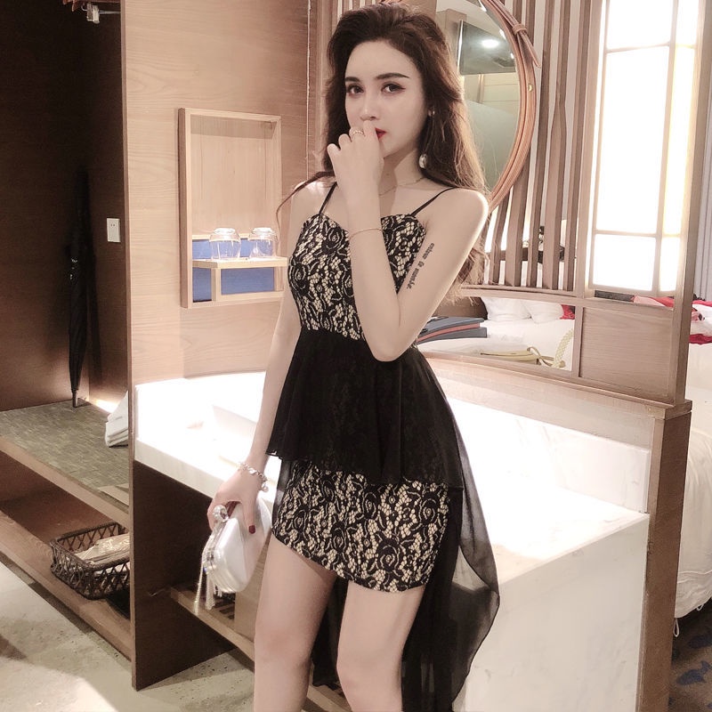 Sexy Slip Dress Elegant Backless Slimming Sheath Dress