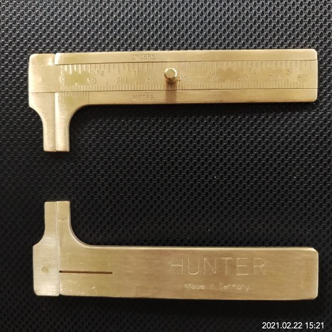 Sigmat Mini HUNTER Jangka Sorong Mini Kuningan Made In Germany
