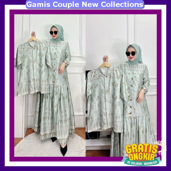 Gamis Wanita Jumbo Ld 130 Kekinian Gami Kouple Pasutri Murah Premium Gamis Capelan Suami Istri Bsju 