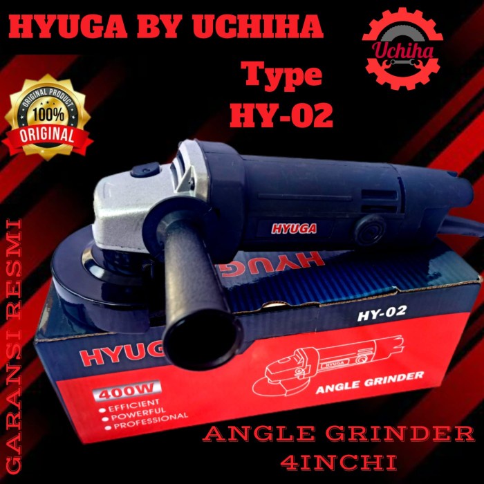 mesin gerinda uchiha 801 hevay duty slim edition gurinda angle grinda - tipe hy02 hyuga
