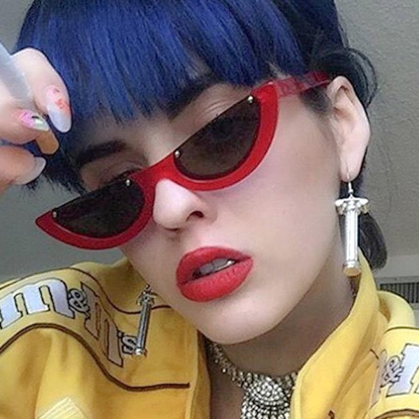 Kacamata Half Frame Cat Eyes Sunglasses