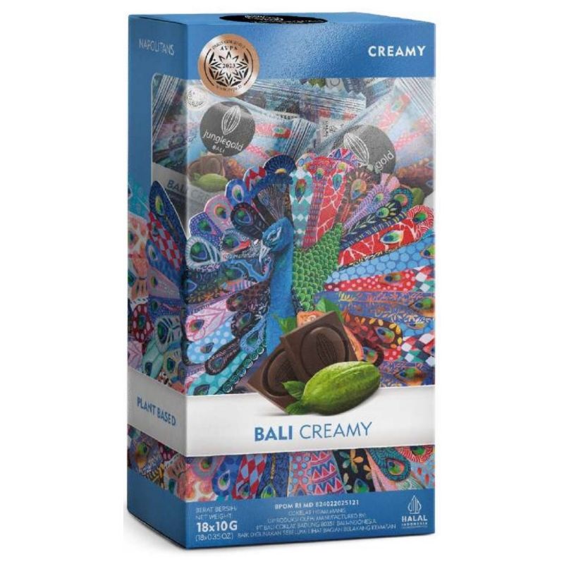 Hampers JUNGLEGOLD Napolitans Bali Creamy Chocolate 18x10g