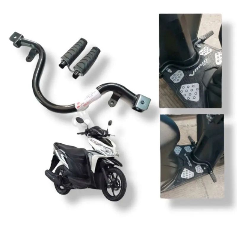 BESI BASTEP PIJAKAN KAKI DEPAN VARIO 125 OLD 2012-2014 FOOTSTEP PIJAKAN KAKI FULLSET