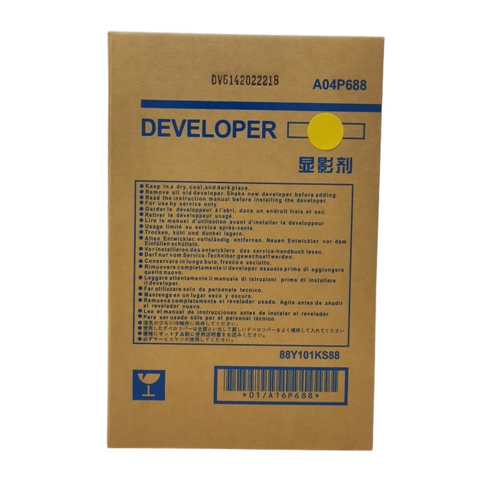 Promo Developer Dv614 Compatible Konica Minolta Bizhub C1060 C1070 Yellow