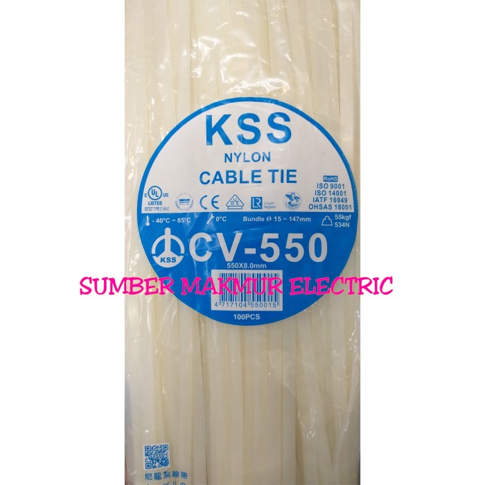 

Terbaru Cable Ties Cv-550 / Kabel Tis 55Cm (8X550Mm) / Cable Tie Kss / Tis Kss Promo Terlaris