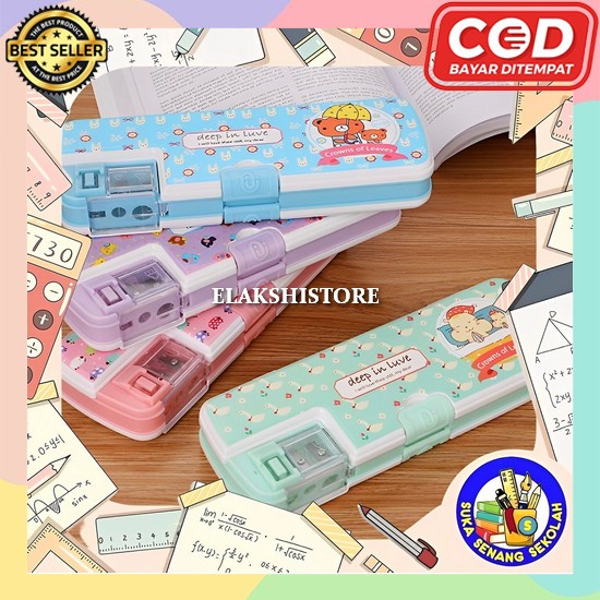 

(Free Sticker) Kotak Pulpen Pensil Tempat Pensil Minimalis Pencil Case Aesthetic Estetik Desgrip Pensil Sekolah Viral Dusgrib Tempat Pensil Cewek Karakter Tempat Pensil Aesthetic Kotak Pensil Anak Perempuan Korean Style Kotak Pensil Pvc Deep In Love