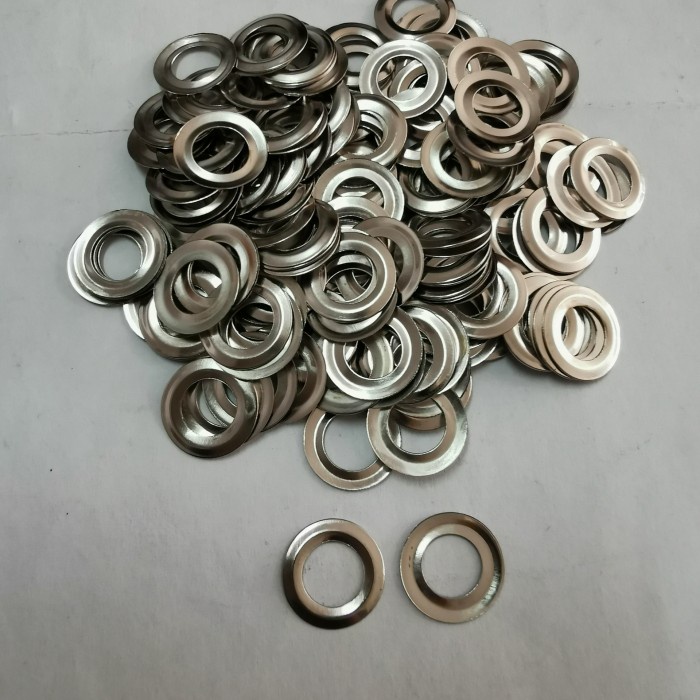 

ring / pasangan mata ayam 450 diameter 6mm nikel / 5000pcs
