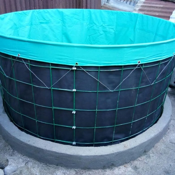 

kolam terpal bulat D.2.5 T.1m.