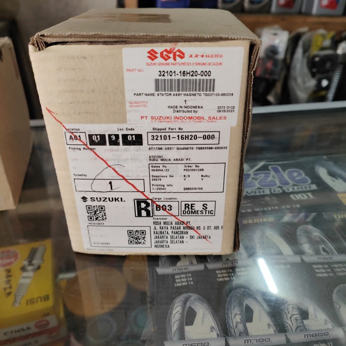 ✨COD Spul Assy Shogun 125 Injeksi F1 Ori Suzuki Limited