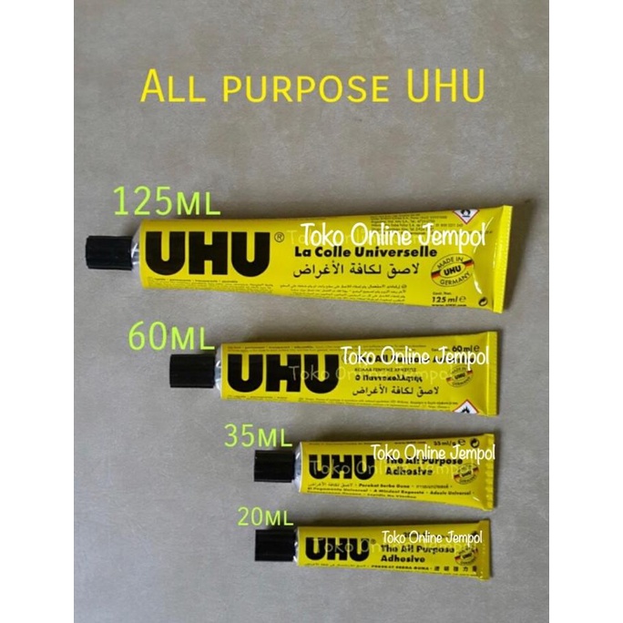 

ATK0068UHU 125ml UHU lem cair all purpose glue kertas prakarya Jumbo