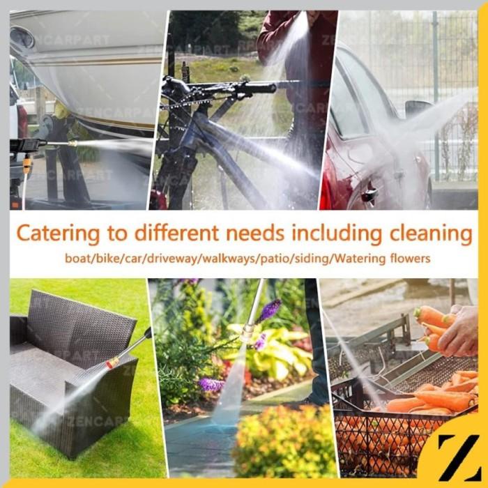 Alat Cuci Mobil Jet Washer Water Spray Gun Cordless Portable Wireless