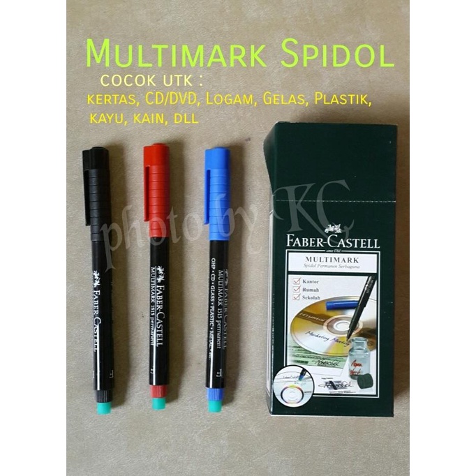 

ATK0226FC (FINE) OHP Spidol Plastik Multimark Faber Castell OPH