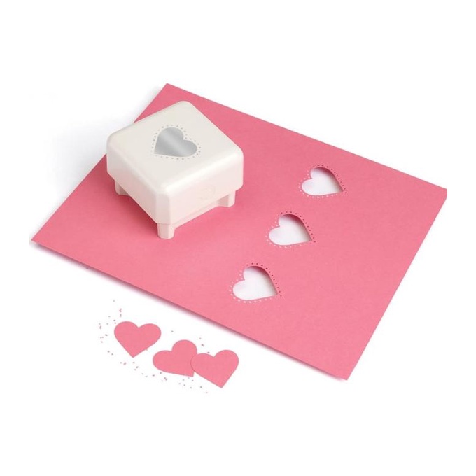 

CR26 Studded Heart All Over The Page Punch Craft Pembolong Martha87936