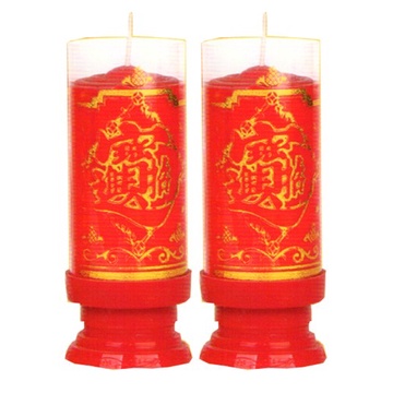 Lilin Stearin Zhao Cai Merah