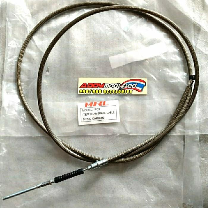 Kabel Rem Belakang Pcx Cbu Carbon Silver Thailand