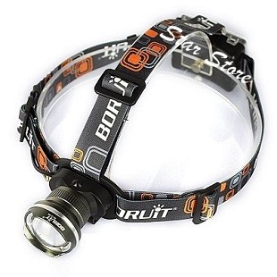 Promo Senter Kepala / Headlamp Single Boruit Led Cree 2000 Lm Aa