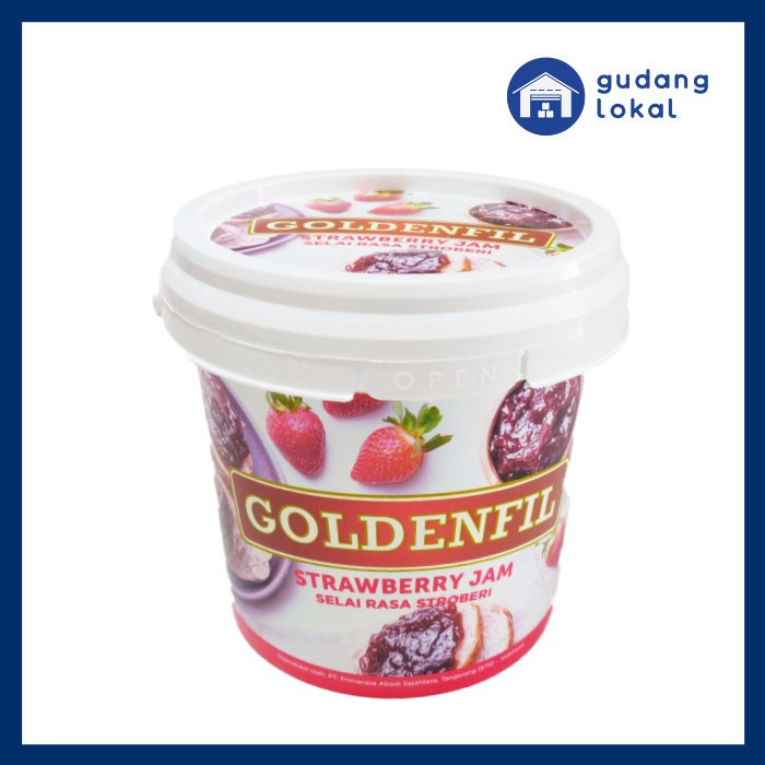 

Goldenfil Strawberry 1Kg - Selai Filling Goldenfil