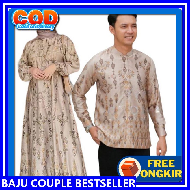 Bju Sarimbit Family Kekinian Gamis Cople Pasangan Suami Istri Bju Muslim Wanita Terbaru Baju Lebaran